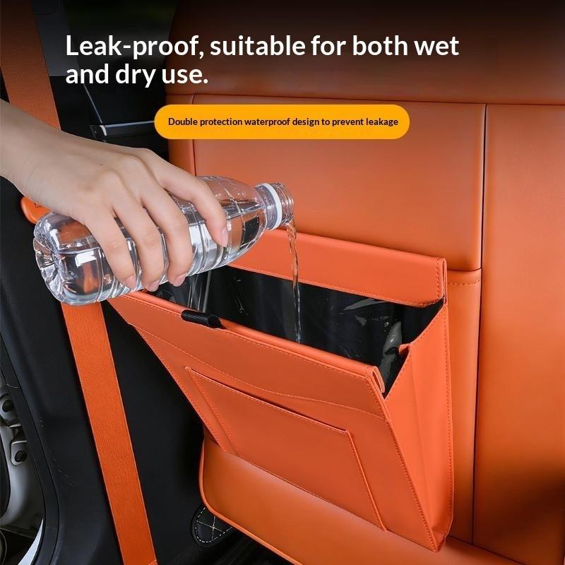 Waterproof Car Trash Can With Lid - Waterdichte magnetische hangende afvalbak voor auto,