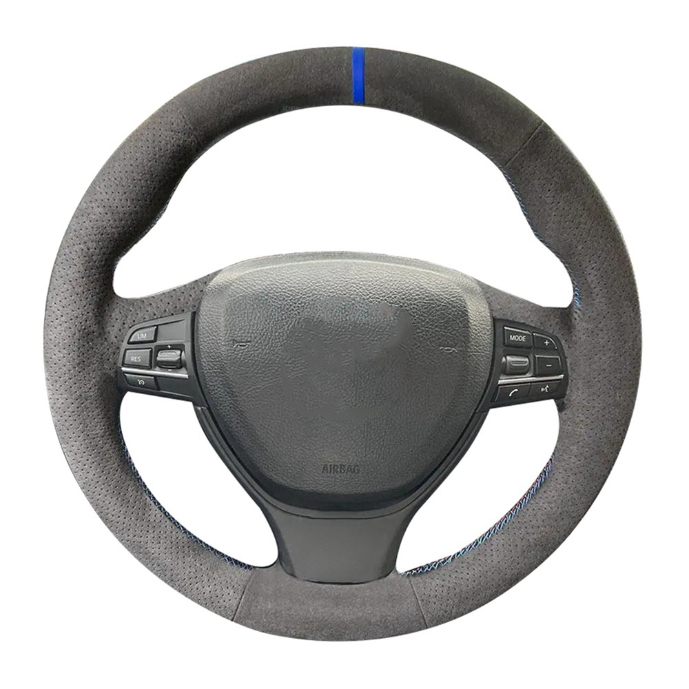 Car Steering Wheel Cover Anti Slip Breathable - Op Maat Gemaakte Antislip Suède Echt