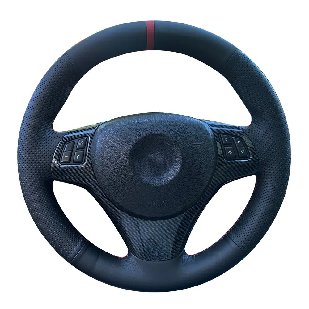 Aangepaste Braid Auto Stuurhoe - Car Steering Wheel Cover Anti Slip Breathable recensie en prijs