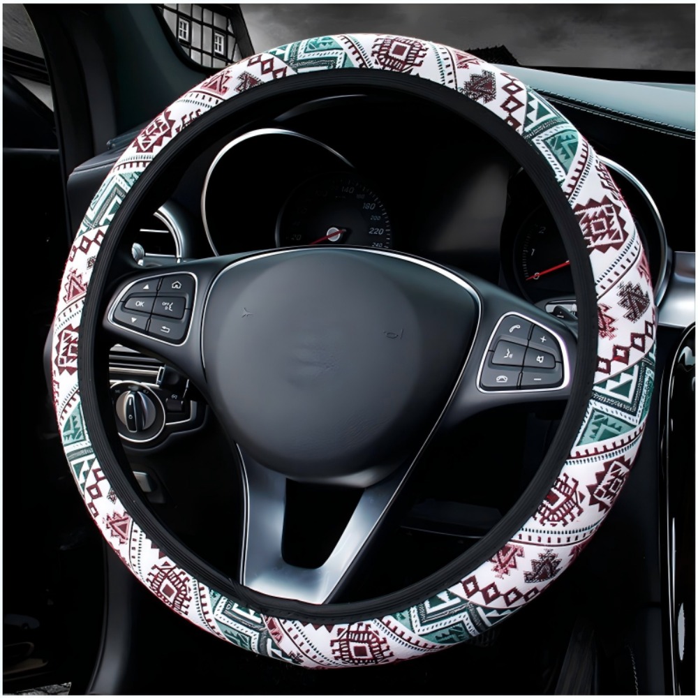 Boheemse stijl linnen auto stu - Car Steering Wheel Cover Anti Slip Breathable recensie en prijs