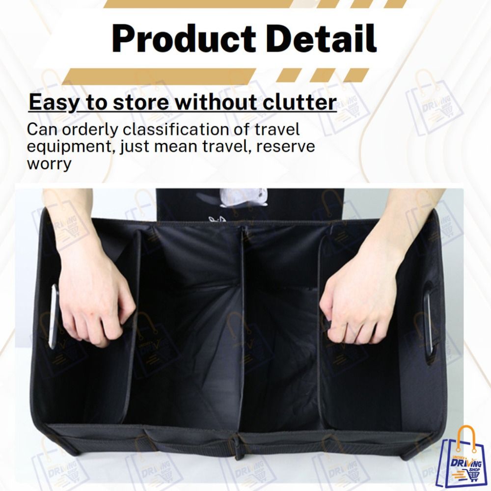 Opvouwbare kofferbakorganizer  - Car Trunk Organizer Foldable Storage Box recensie en prijs