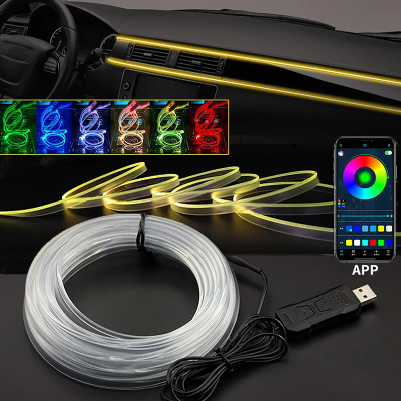Auto-interieur Sfeer Licht Amb - Led Ambient Interior Car Lights App Control recensie en prijs