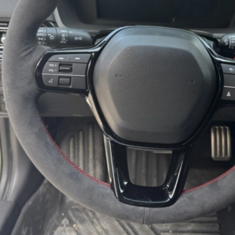 Custom Hand-gestikt Zwart Suèd - Car Steering Wheel Cover Anti Slip Breathable recensie en prijs