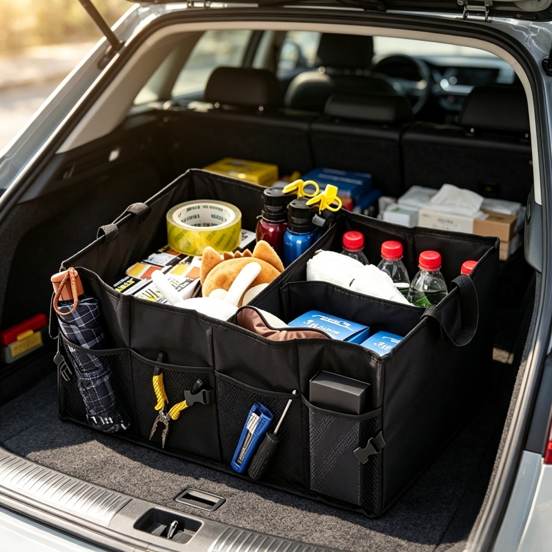 Opvouwbare opbergbox voor de a - Car Trunk Organizer Foldable Storage Box recensie en prijs