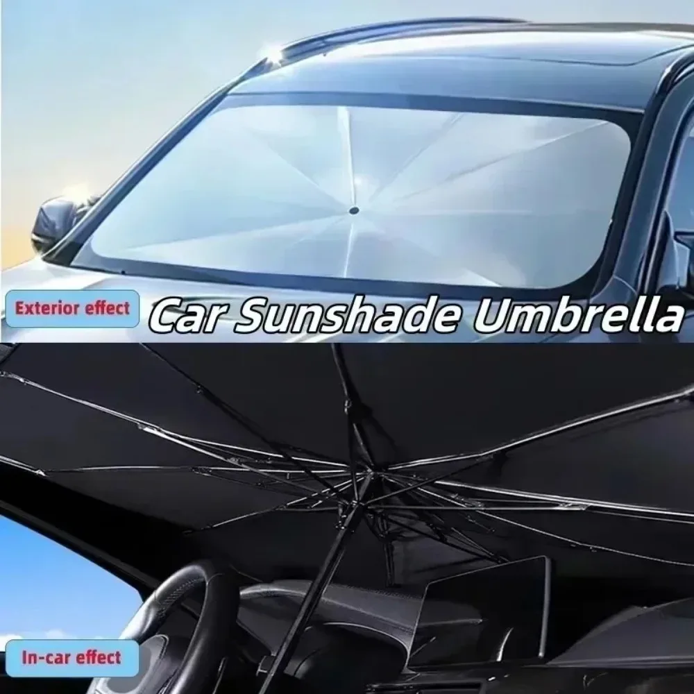 Autozonnescherm Opvouwbare voo - Car Sunshade Windshield Umbrella Foldable recensie en prijs