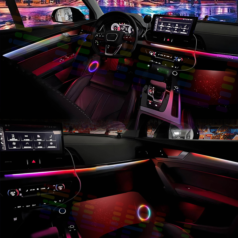 Interieurverlichtingsset voor  - Led Ambient Interior Car Lights App Control recensie en prijs