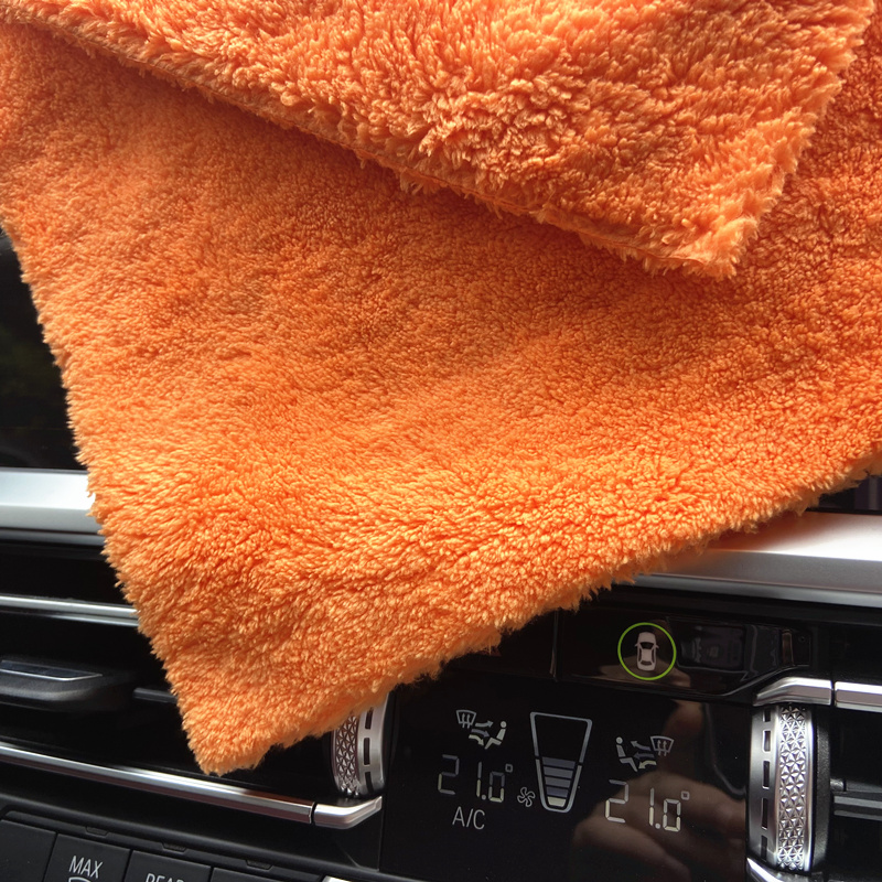 Lucullan 40x40cm Oranje Super  - Microfiber Car Drying Towel Super Absorbent recensie en prijs