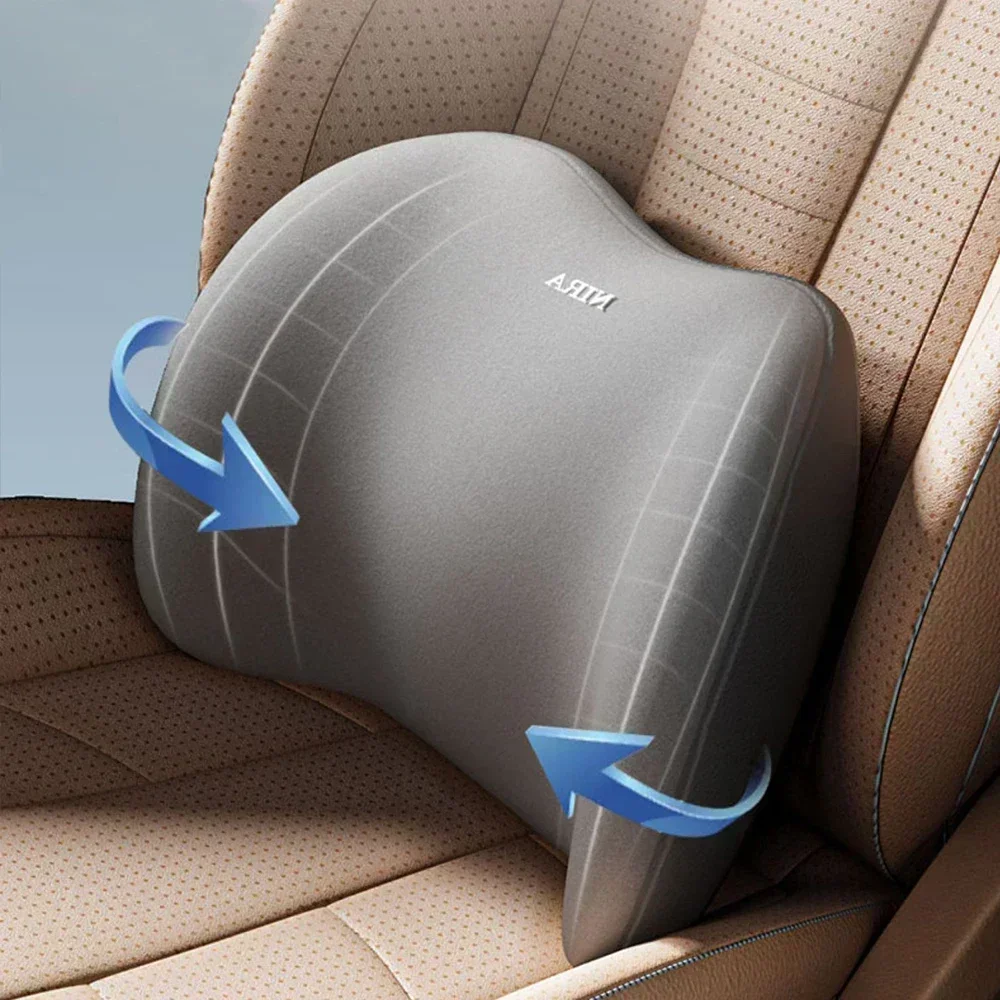 Voor rijcomfort: autostoelkuss - Memory Foam Car Neck Pillow Lumbar Support recensie en prijs