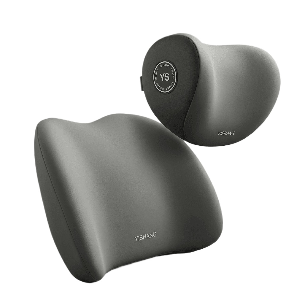 Autostoelkussen met hoofdsteun - Memory Foam Car Neck Pillow Lumbar Support recensie en prijs