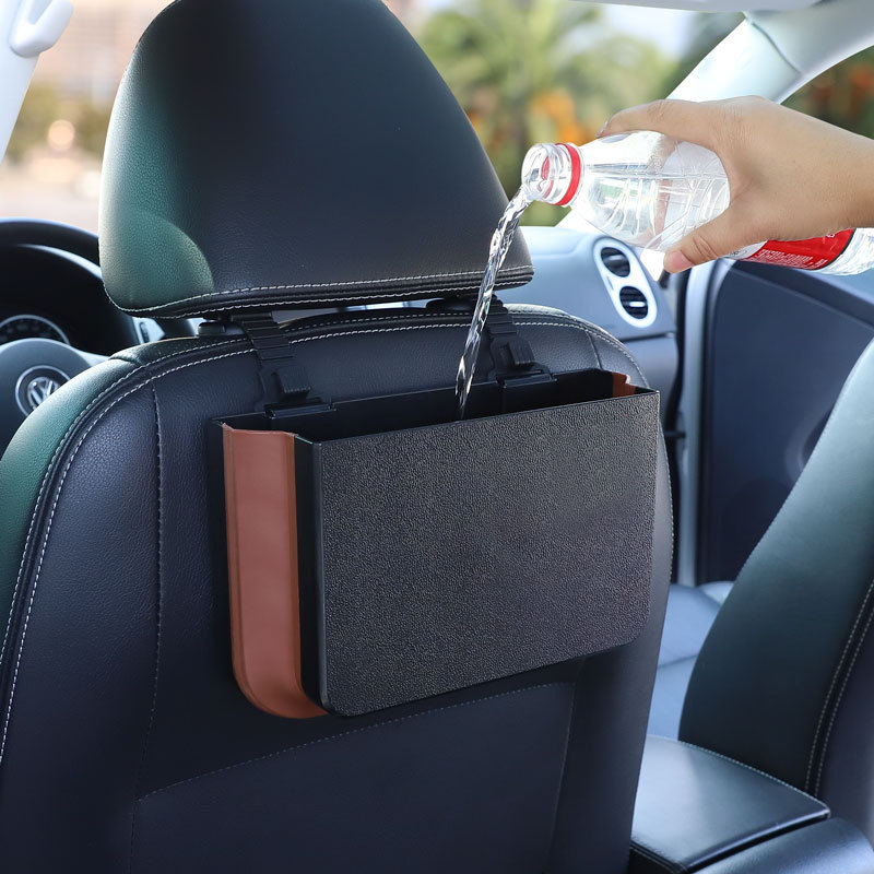 Auto Prullenbak Ophangen Opvou - Waterproof Car Trash Can With Lid recensie en prijs